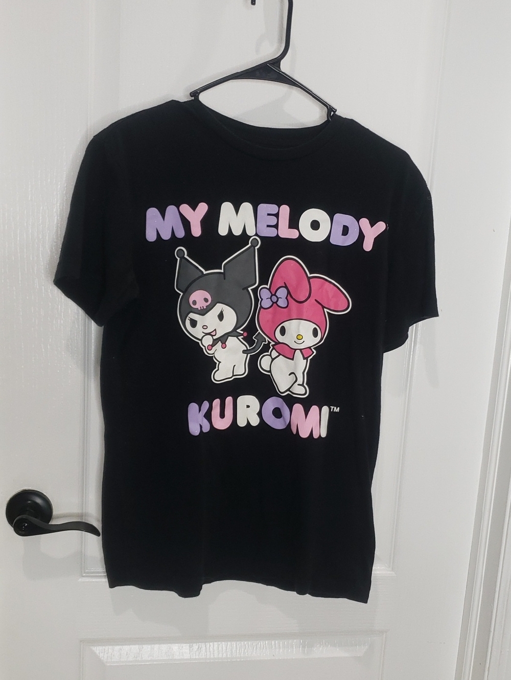 My Melody Kuromi T-Shirt Hello Kitty Sanrio Size Large